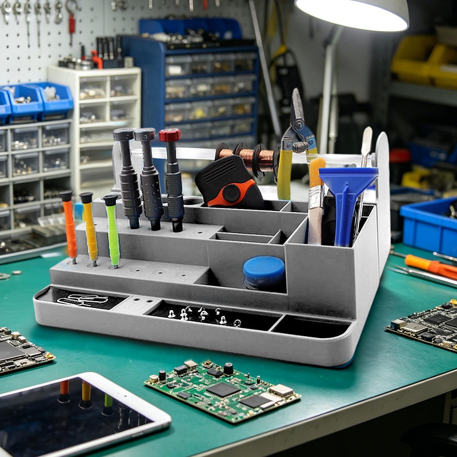 Electronics Repair Shop - Heavy-Duty Desktop Storage Electronics Repair Tool