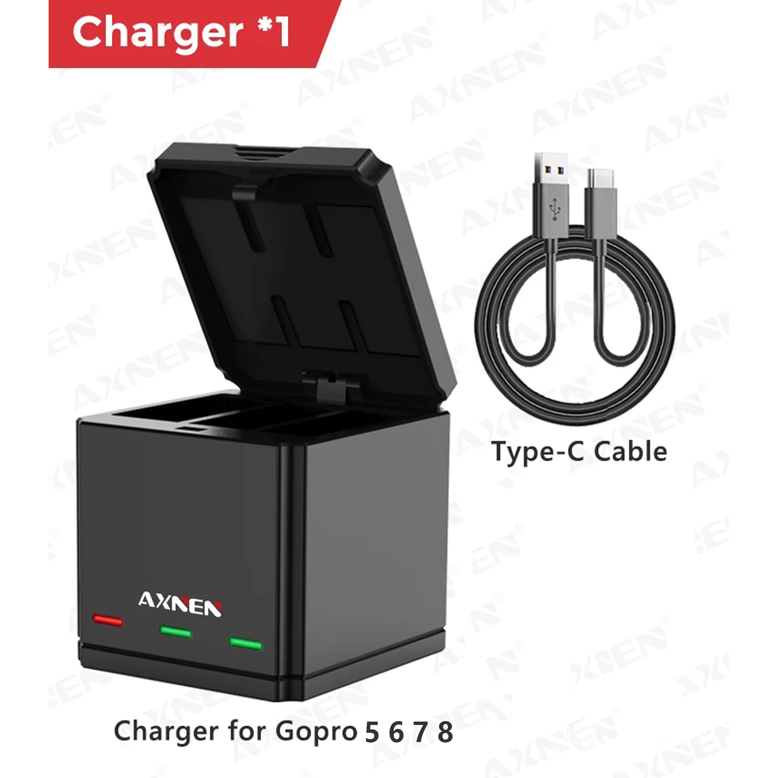 Portable Battery Charger for G - đánh giá và giá Gopro Action Camera Hero 12 Black