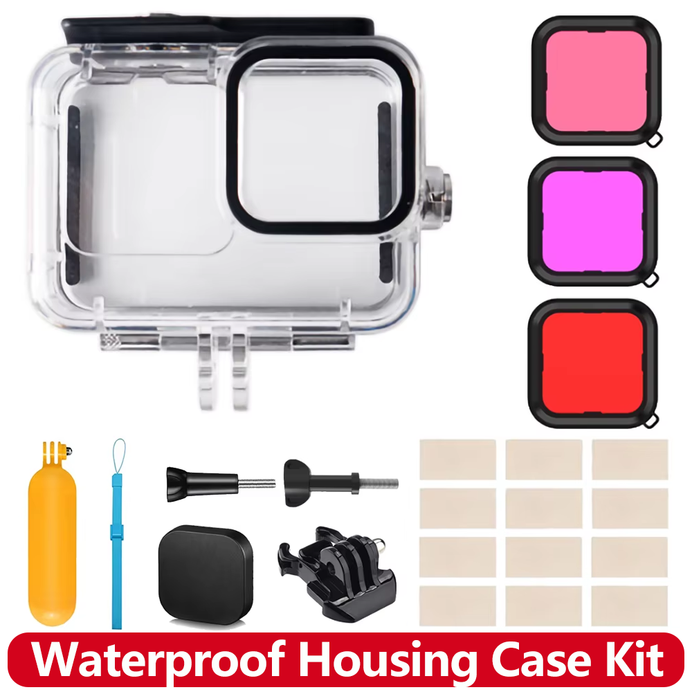 Waterproof Housing Case for Go - đánh giá và giá Gopro Action Camera Hero 12 Black