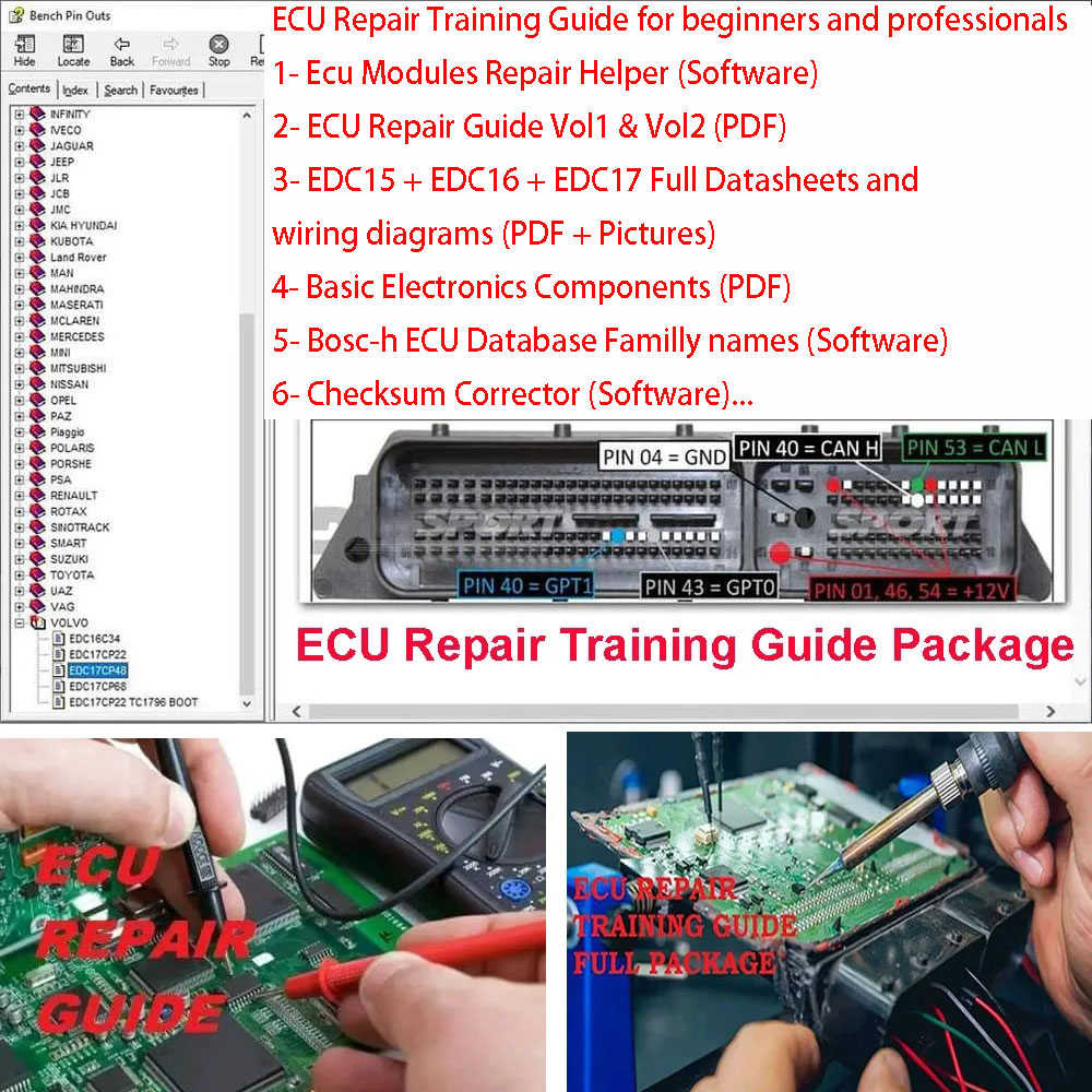 ECU Repair Training Guide ECU  - đánh giá và giá Electronics Repair Basics
