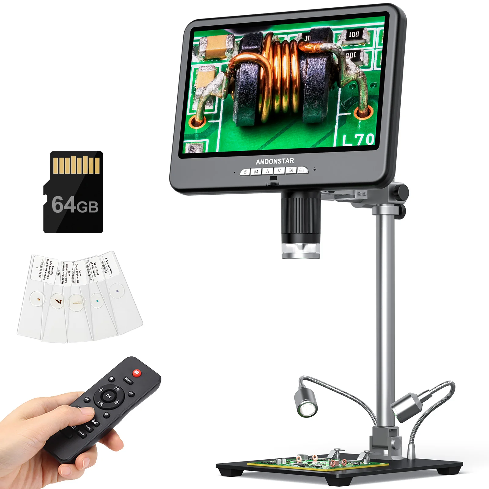 Andonstar AD210S-Pro 4K 60FPS  - đánh giá và giá Electronics Repair Microscope