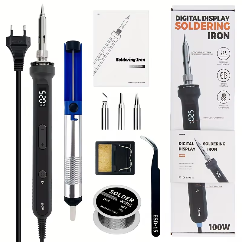 100W Digital Soldering Iron Ki - đánh giá và giá Electronic Repair Tutorial