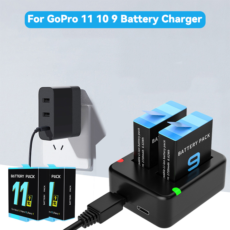 Dual Port Slot Double Battery  - đánh giá và giá Gopro Action Camera Hero 12 Black