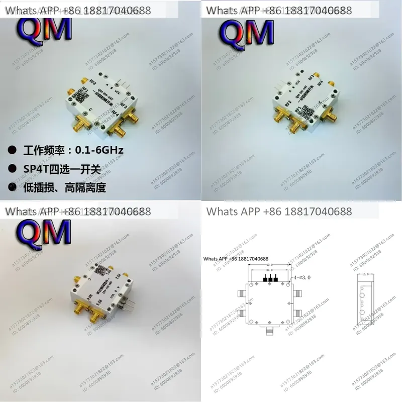 1PC for QM-SW-4ST 0.1-6 GHz SP - đánh giá và giá Qm Electronics & Repair Services Photos