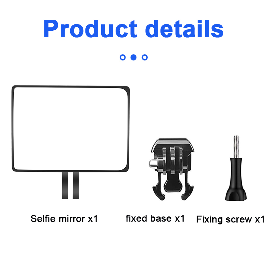 Gương Dùng Trong Phụ Kiện Cho  - đánh giá và giá Gopro Action Camera Hero 12 Black