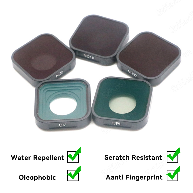 CPL UV ND8 ND16 ND32 ND Filter - đánh giá và giá Gopro Action Camera Hero 12 Black
