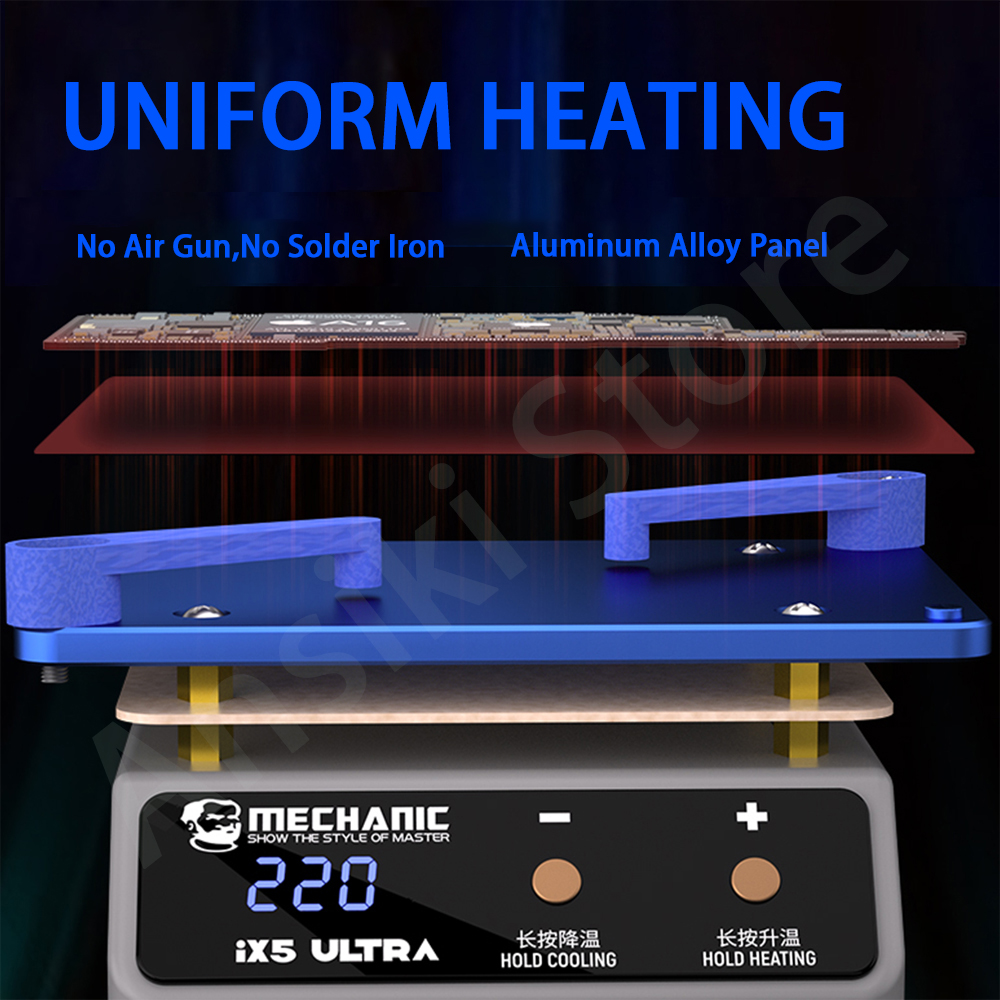 MECHANIC ix5 Ultra Heating Pla - đánh giá và giá Electronics Repair Workstation