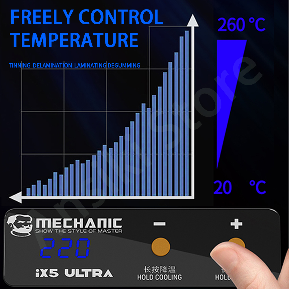 MECHANIC ix5 Ultra Heating Pla - đánh giá và giá Electronics Repair Workstation